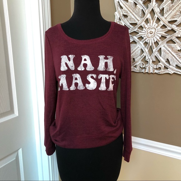 ⭐️ Fifth Sun Nah, Maste Graphic Print Lightweight Sweater - MEDIUM - Picture 7 of 11